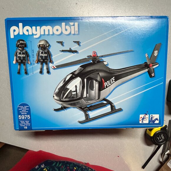Playmobil City Action Police Tactical Unit Helicopter--Model # 5975 - Picture 10 of 11
